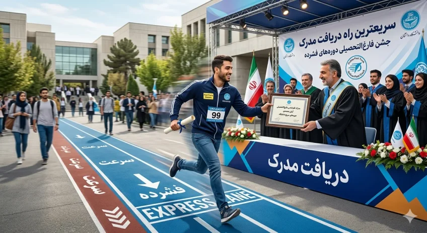 سریعترین راه دریافت مدرک چیست ؟